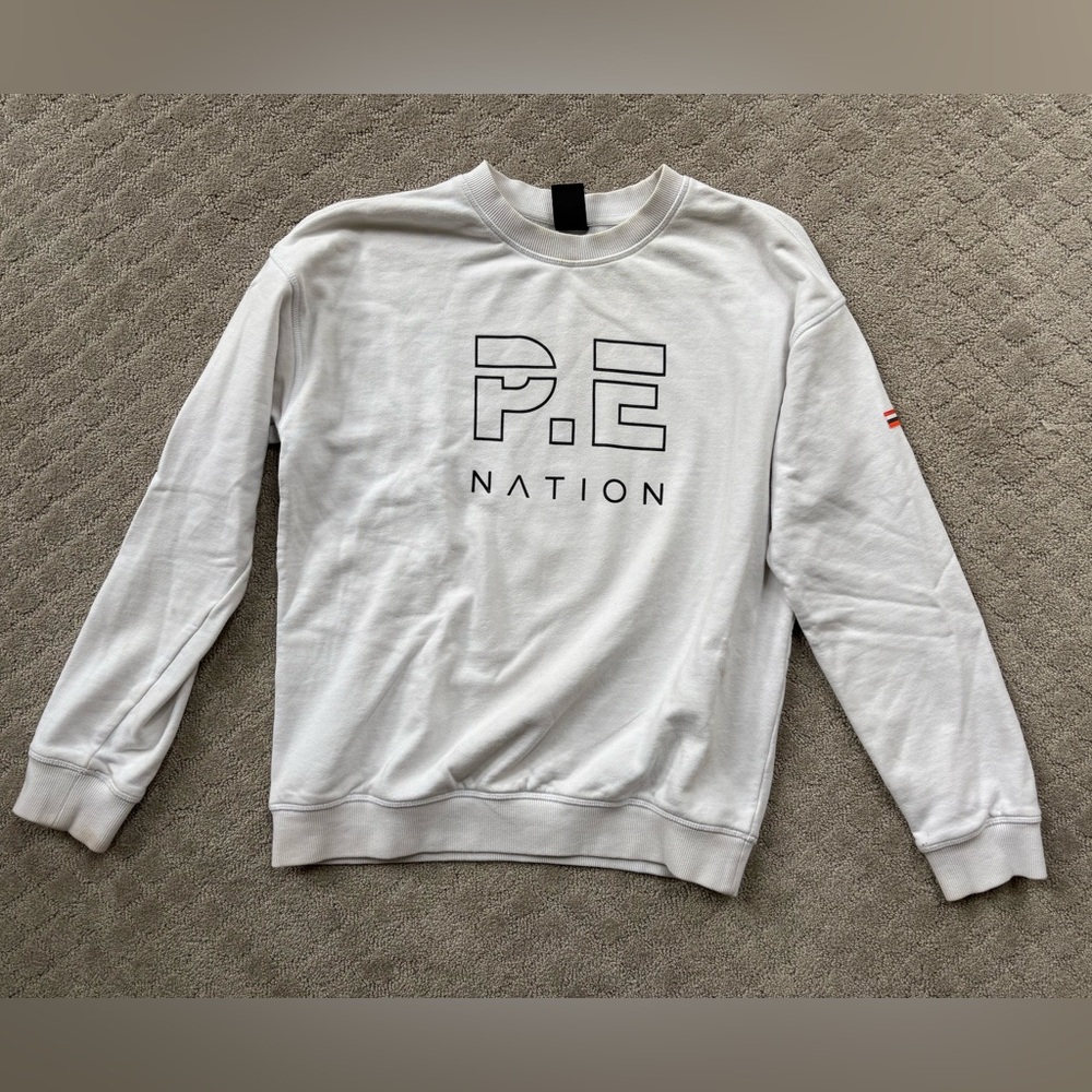 P.E Nation White Womens Sweatshirt - size xs